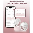 thumbnail image 3 of Momcozy M5 Smart App Control Hands Free Breast Pump, Electric Wearable Breast Pump Portable with 3 Modes & 9 Levels, 2 Pack, Gray, 3 of 9