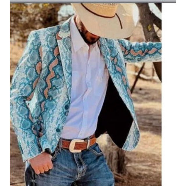 Traje casual ajustado para hombre Traje de vaquero Traje formal Traje casual ajustado