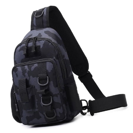 Fishing Slings Pack Fishing Tackle Storage Bag Chest Pack Single Shoulder Bags for Outdoor Fishing Hiking