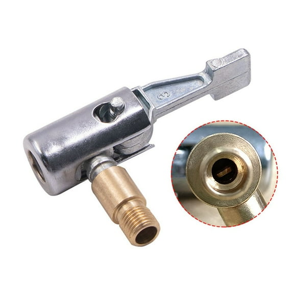 Bicycle Tyre Pump Interface Air Cylinder Pump Nozzle Adapter Quick Copperinflatable Connection Adapter Bike Pump Parts