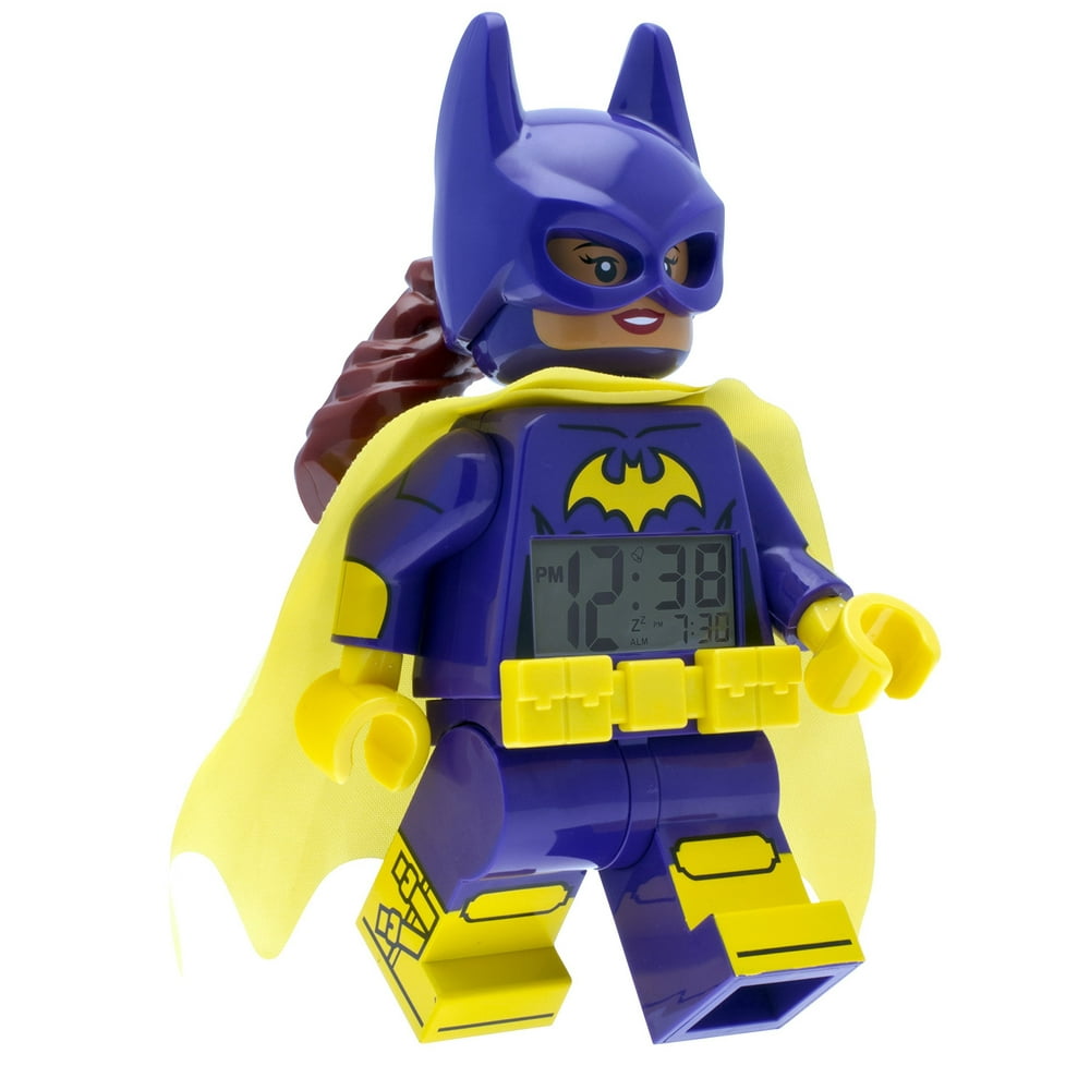 lego 9009334 batman movie batgirl minifigure light up alarm clock