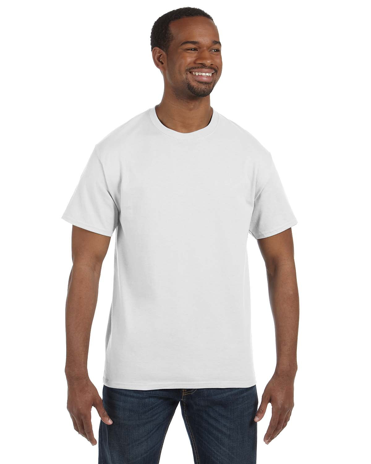 Gildan Mens Heavy Taped Neck Comfort Jersey T-Shirt 