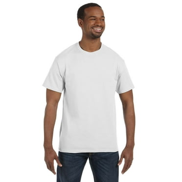 Gildan G500 Adult Heavy Cotton T-Shirt, White, L, Pack Of 10, Mens T-Shirts