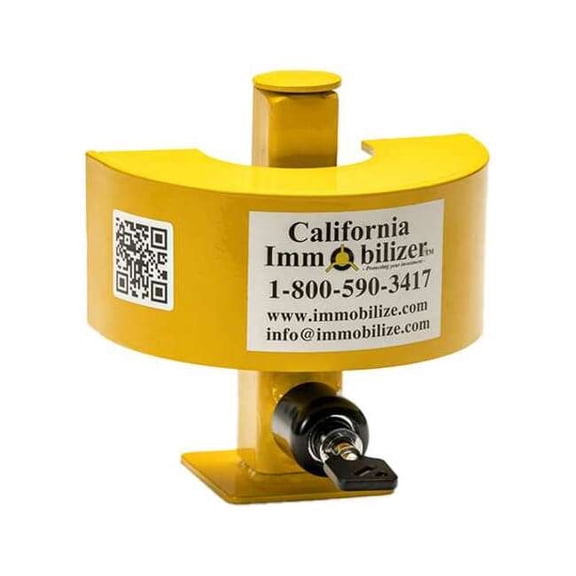 California Immobilizer Universal Coupler Lock, Yellow G00109