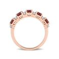 thumbnail image 4 of Everly Women's Garnet and Topaz Rose Gold Plated Ring, 4 of 7