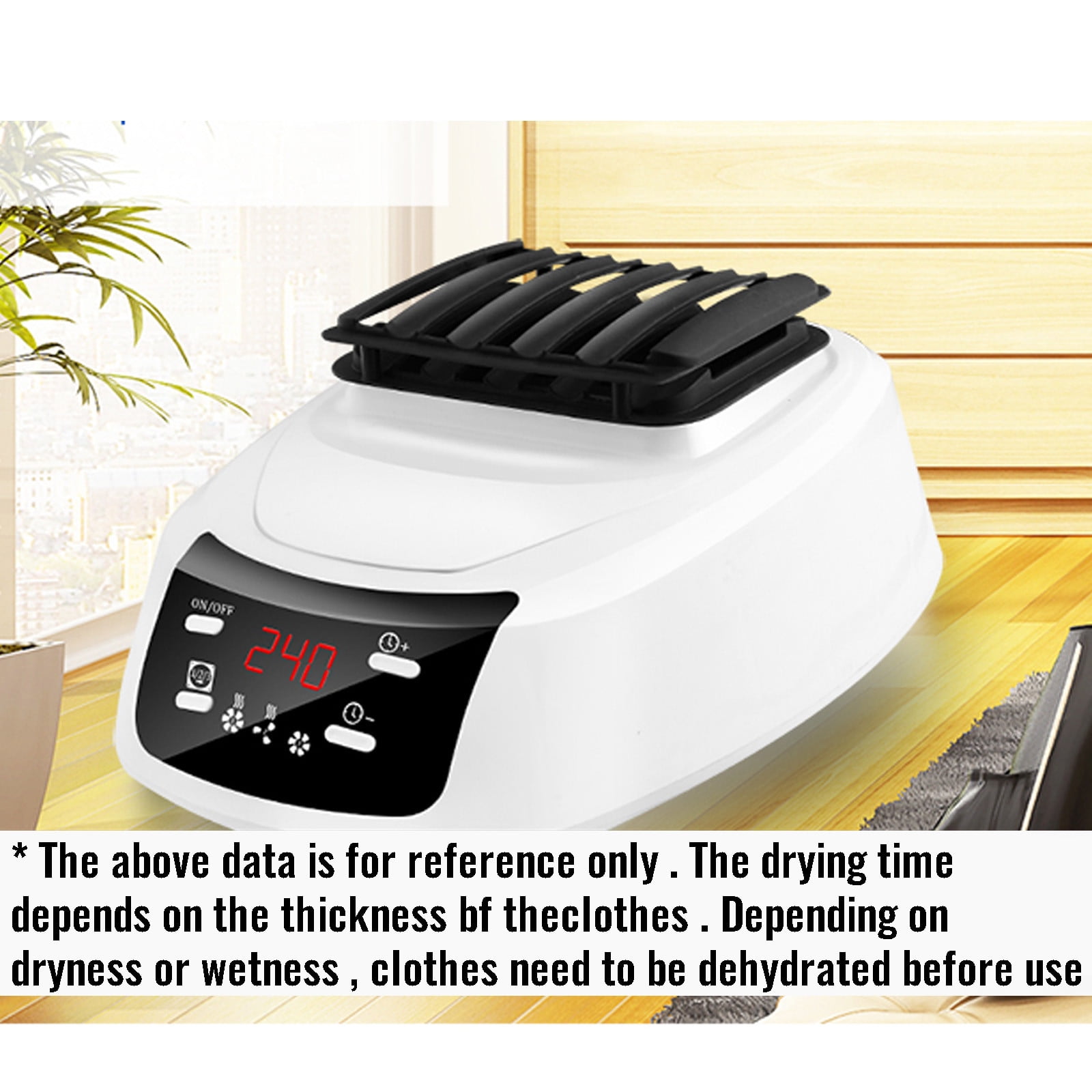 Uutvmp Household Folding - Dry Machines, 1500W Electric Heated Clothe Airer Dryer Rack, Portable Clothe Dryer With Remote Control Quiets 3 Gear Temperature Adjustment Portable Dryer for Clothes