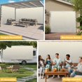 thumbnail image 6 of Garage Door Cover Banner 7 x 16 FT, Garage Door Curtains Backdrop with Grommets for Indoor Outdoor Wall Party Porch Yard Decorations Background, 6 of 9