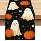 thumbnail image 4 of Decoraciones de Halloween, Halloween, calabaza de Halloween, mantel de lino, bandera de mesa, decoración para fiesta, comedor, mantel, mantel, hogar, sala de estar, mesa de té, decoración, pancarta, d, 4 of 7