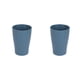 thumbnail image 4 of Taza de trigo Yuarrent soporte de cepillo de baño Azul 2Conjunto, 4 of 6