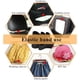 thumbnail image 4 of DOPA 6 metros de largo Gomas elásticas planas Largo 6 m para manualidades 10 mm de ancho Negro, 4 of 5