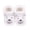 1-White, variant on OOOUM Baby Booties Newborn Bear First Walkers Cozy Knit Soft Sole Infant Shoes,CN:One Size