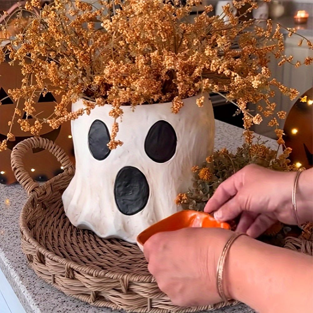 Resin Ghost Bucket Vase, Cute Virus Ghost Bucket, Christmas Festival Home & Kitchen Decor