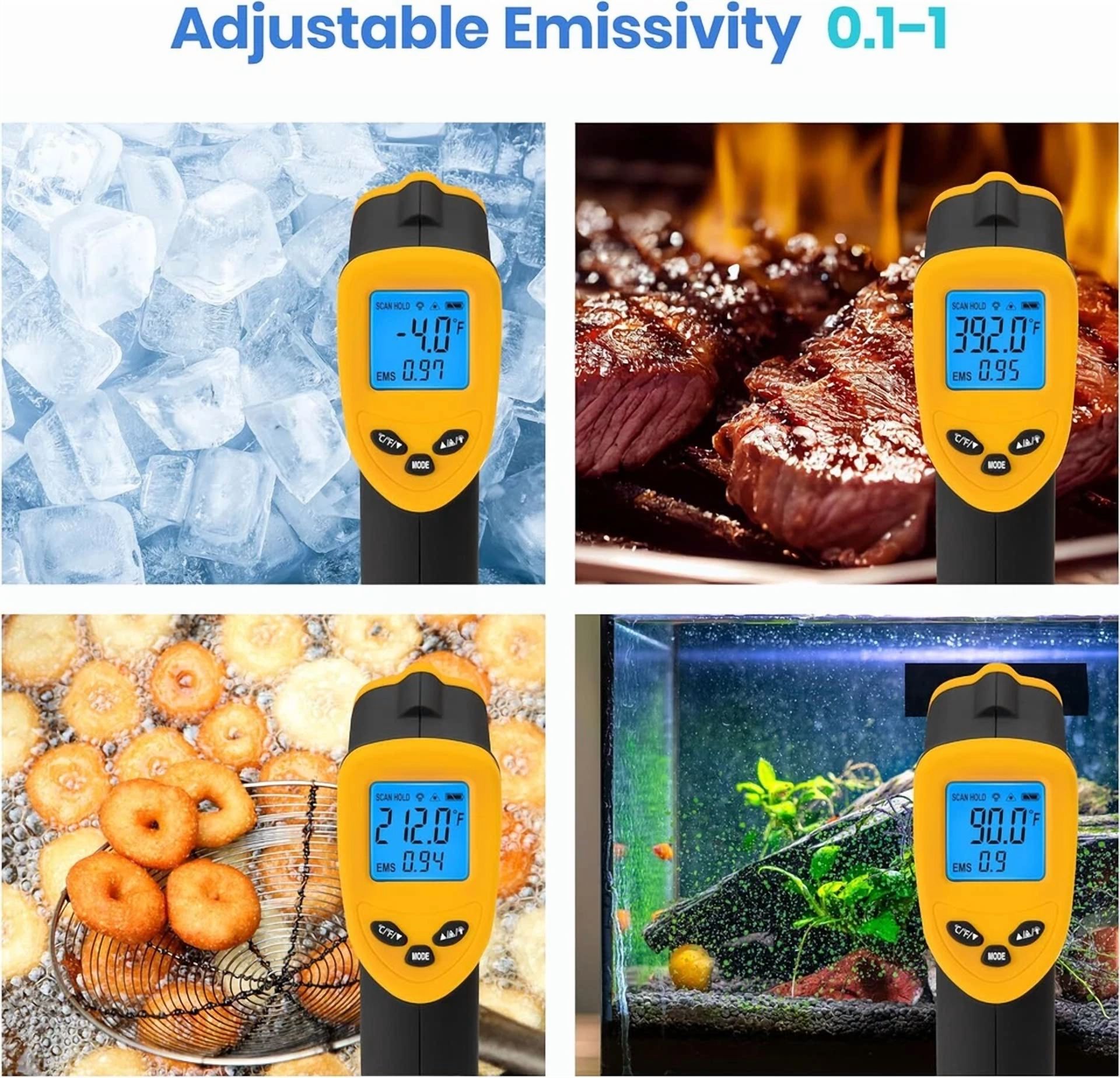 CIRCLE- Infrared Laser Thermometer Gun No-Contact Digital Temperature Measurement Tester