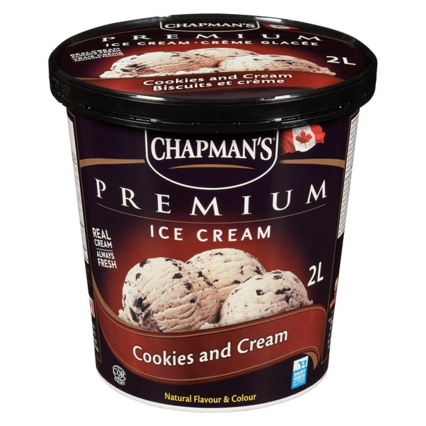 Chapman's Premium crème glacée biscuits et crème 2L