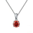 thumbnail image 2 of LINXIQIN Four-Prong Moissanite Pendant Women's Colorful Moissanite Necklace, 2 of 9