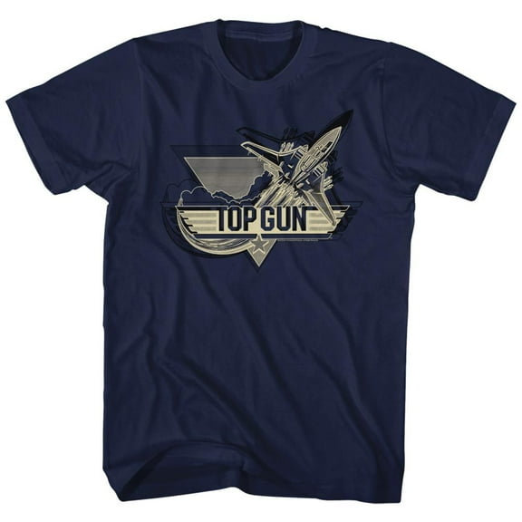 Top Gun Plane Navy Adult T-Shirt 6Xl