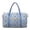 Blue Palm Pineapple Floral, variant on Sunflower Duffel Bag Wide Open Large Weekender Overnight Bags Lightweight Travel Carry on Tote Bags Sport Gym Bag for Women Mother