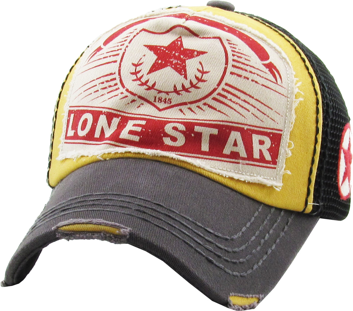 Old Fuckers Club Vintage Dad Hat - Geborduurde Distressed Baseball Cap Met Schedel