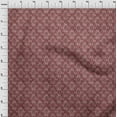 thumbnail image 4 of oneOone Cotton Poplin Maroon Fabric Asian Dabu Print Diy Clothing Quilting Fabric Print Fabric By Yard 56 Inch Wide, 4 of 4