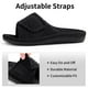 thumbnail image 5 of House Slippers Litfun ortopédicas de pana con punta abierta para mujer, 5 of 7