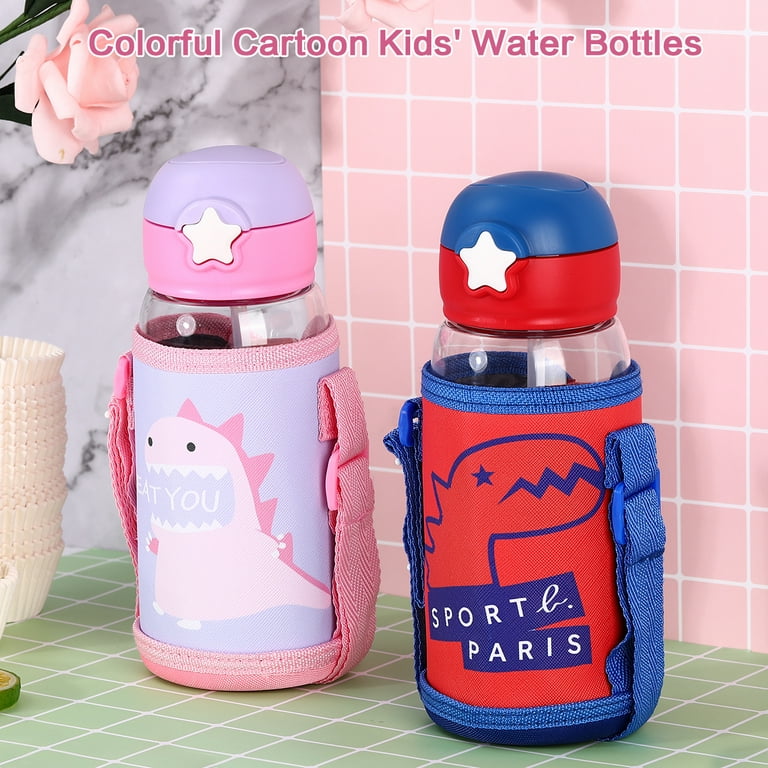 700ml Kids Water Bottle for School Boys Girl Cup With Straw BPA