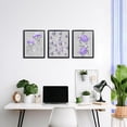 thumbnail image 4 of Hieng Ocean Animal Wall Art Jellyfish Fish Sea Turtle Picture Prints Glam Blue and Grey Bathroom Decor Artwork Unframed, 4 of 6