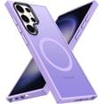 thumbnail image 1 of Entronix Shockproof Silicone Cell Phone Case for Samsung Galaxy S24 Ultra, Purple, 1 of 6