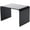 Black, variant on Plymor Clear Acrylic Rectangular Display Riser, 3" H x 4.5" W x 3" D (1/8" thick)