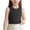 01 Black, variant on Girls Crop Tank Tops Cotton Basic Solid Crewneck Sleeveless Summer Workout Running T-Shirts 2-13 Years