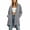 Gray, variant on Long Jackets for Women Long Sleeve Zipper Drawstring Workout Jackets with Pockets Fall Winter Hiking Jackets