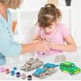 thumbnail image 5 of Build & Paint Your Own Wooden Cars, Monster Truck, Helicopter, Cruise Liner, DIY Wood Craft Kit, Easy to Assemble Arts Crafts Kit, Birthday Party Presents for Kids Boys Ages 6 and Up, 5 of 6