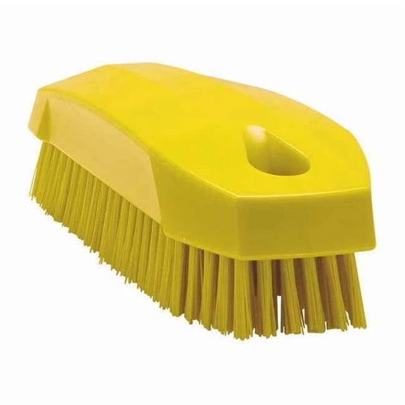 Vikan 4-57/64"L Polyester Block Hand and Nail Brush 64406