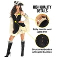 thumbnail image 4 of Disfraz de pirata para mujer, de Costume Morph, Halloween, 2 XL, 4 of 5