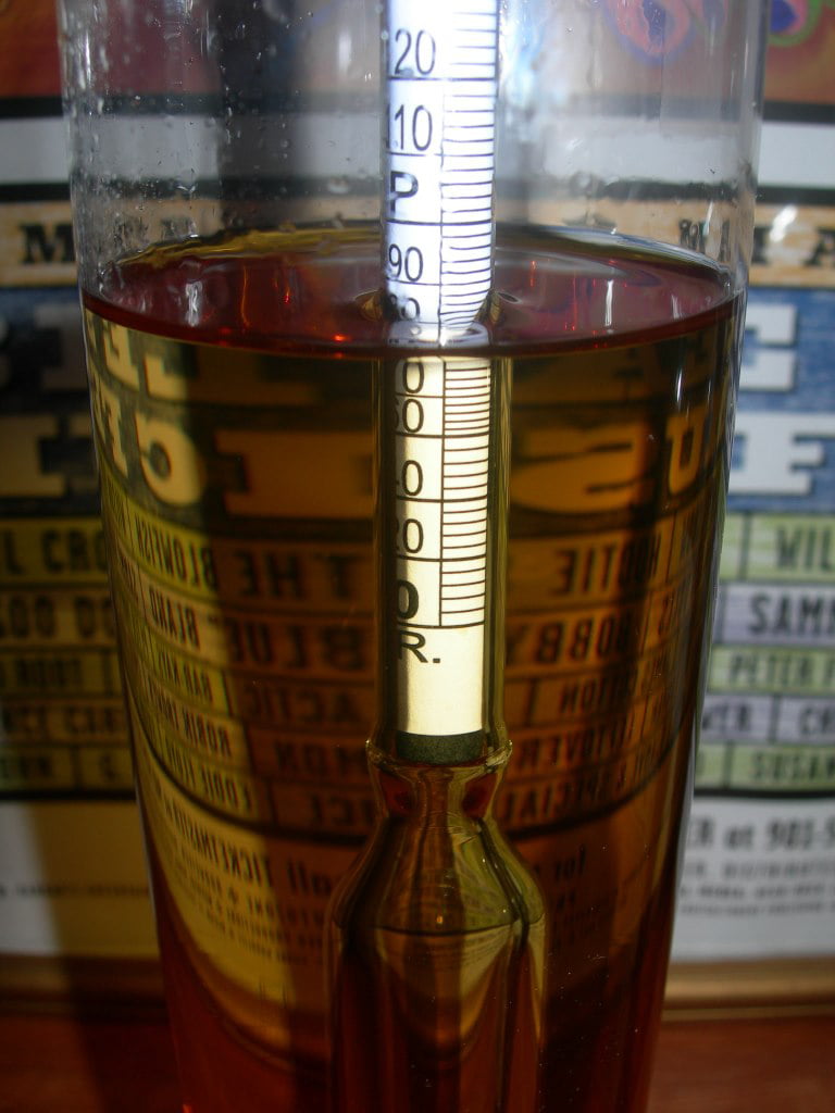 Alcohol Hydrometer Proof  Meter Distilling Tester Spirit Scale 