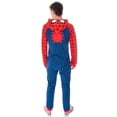 thumbnail image 4 of Marvel Comics Classic Spiderman Costume Pajama Union Suit One-Piece Outfit, 4 of 6