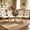 Beige, variant on Jiayuan Song Velvet Tufted Dining Chairs Set of 2, Beige with Gold Legs Nailhead Trim Glam Side Chairs