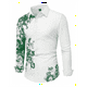 thumbnail image 3 of Camisa de hombre con estampado floral 3D de verano, camisa de manga larga con solapa, ropa de calle para exteriores, de manga larga, de un solo pecho, moda 5XL, 3 of 5