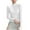 White, variant on yillto Turtleneck Tops for Womens Mock Neck Long Sleeve Slim Shirts Ribbed Pullover Undershirts