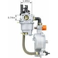 thumbnail image 3 of New Carburetor Compatible with GX160 GX200 168F 170F Engine Harbor Freight Predator 212 4000 Generator Motors Water Pump LPG NG Conversion, 3 of 5
