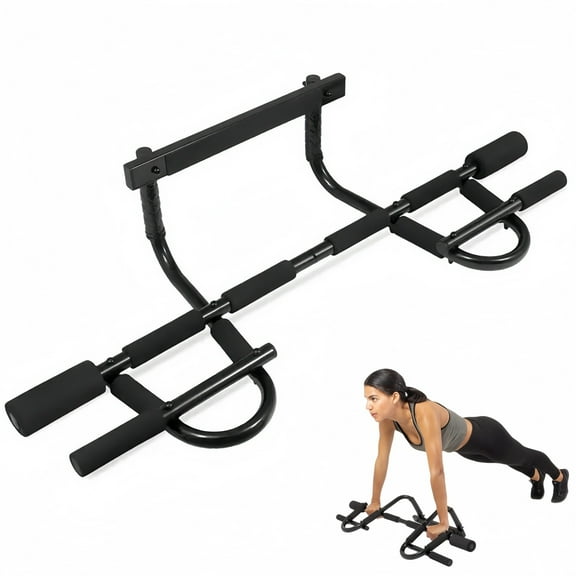 NEW FOLDABLE DELUXE DOORWAY CHIN UP BAR PULL UP BAR MULTIFUCNTION HOME GYM