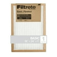 thumbnail image 2 of 4 Pack Filtrete Basic Pleated HVAC Furnace Air Filter, 100 MPR, 18 x 24 in, 2 of 2