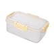 thumbnail image 5 of Contenedor de almacenamiento de alimentos, caja de aperitivos y ensaladas sellada, portátil con tapas, fiambrera de frutas, contenedor de comida para S, 5 of 8