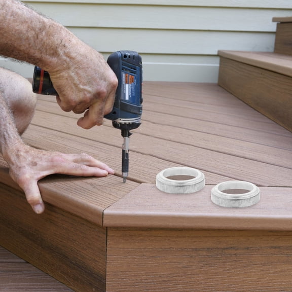 FRCOLOR 10Pcs Post Skirt Base Cover Trim Fence Post Sleeve Reusable Column Wraps for Porch Deck Stairs Rails