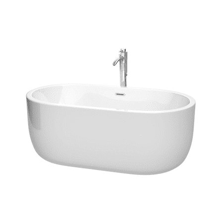 Juliette 60-inch Freestanding Bathtub in White