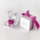 thumbnail image 3 of Mini rosa preservada Mina’an-flor eterna color Hot Pink en cajita de regalo, 3 of 4
