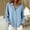 Light Blue, variant on Hueook Long Sleeve Denim Shirt Women Button Chambray Ladies' Casual Fashion Lapel Solid Color Button Long Sleeved Shirt with Pockets Black XL