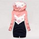 thumbnail image 2 of Sudadera de moda para mujer Sudadera con capucha y estampado floral de Navidad Sudadera con capucha delgada Pompotops gfhjh13139, 2 of 5