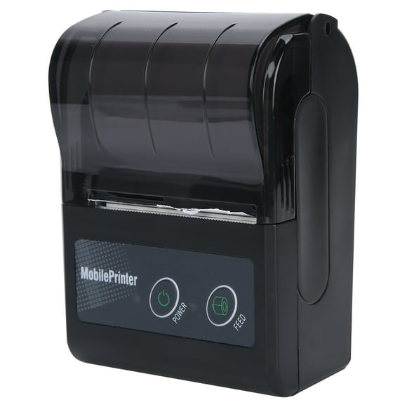 Thermal Receipt Printer, Thermal Ticket Printer, Light Weight Compact Thermal Bill Printer For Office Home Taxi Bill Printing EU Plug,US Plug