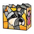 thumbnail image 2 of Stained Glass Style Acrylic Plant Pot, Flower Pot with Drainage Hole, Flower Puppy Planter Pot, Cute Succulent Pot, Plant Lover Gift, 2 of 5