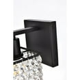 thumbnail image 6 of Phineas 1 light bath sconce in black with clear crystals, 6 of 7